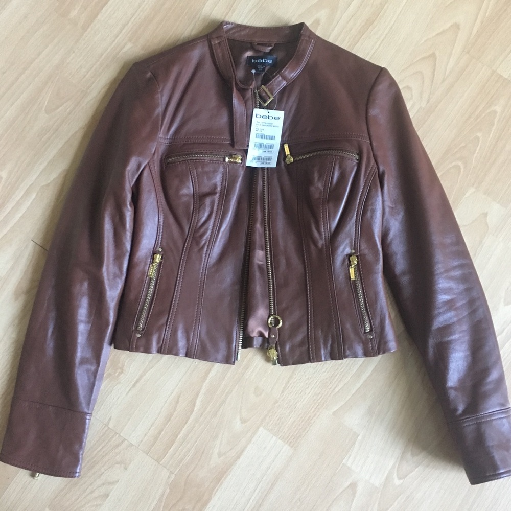 Leather Warm Lined Moto Jacket